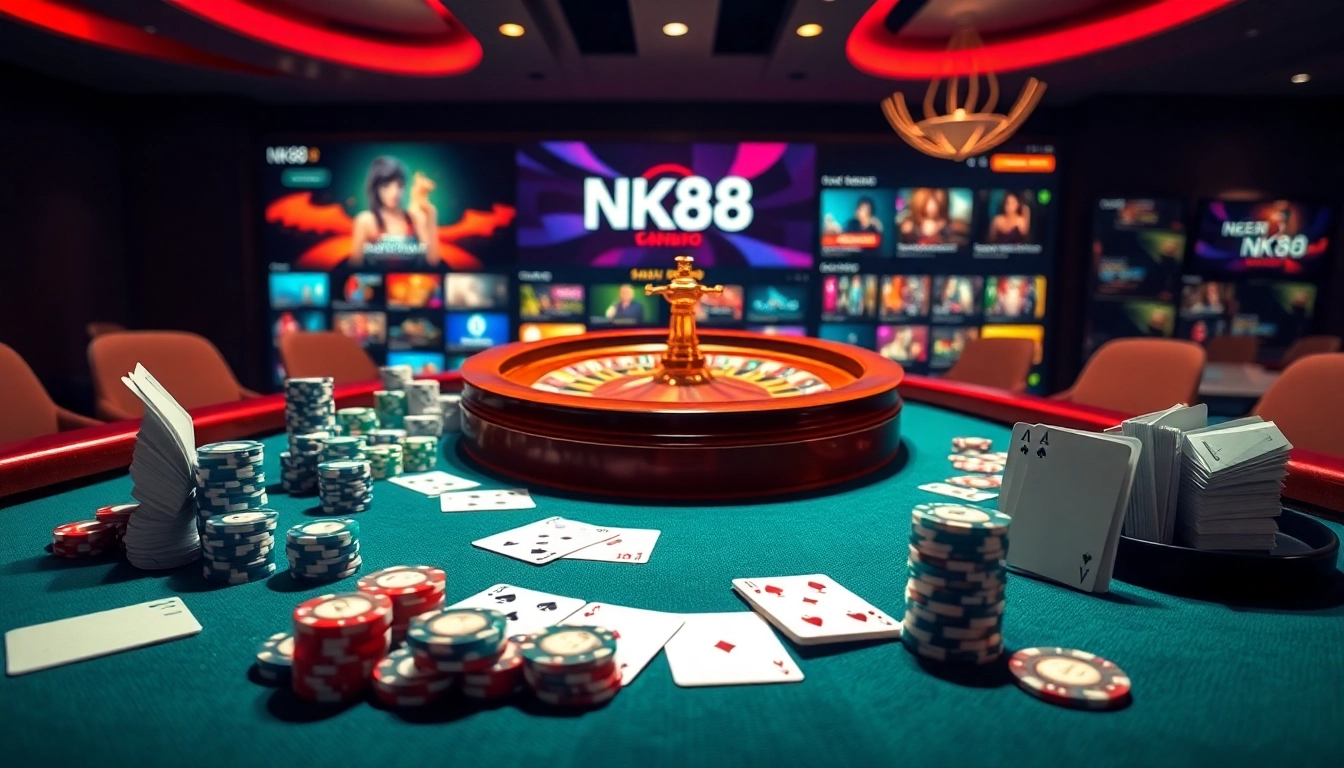 Experience thrilling gambling at https://nk88zz.bio/ with exciting casino tables and vibrant gaming interfaces.