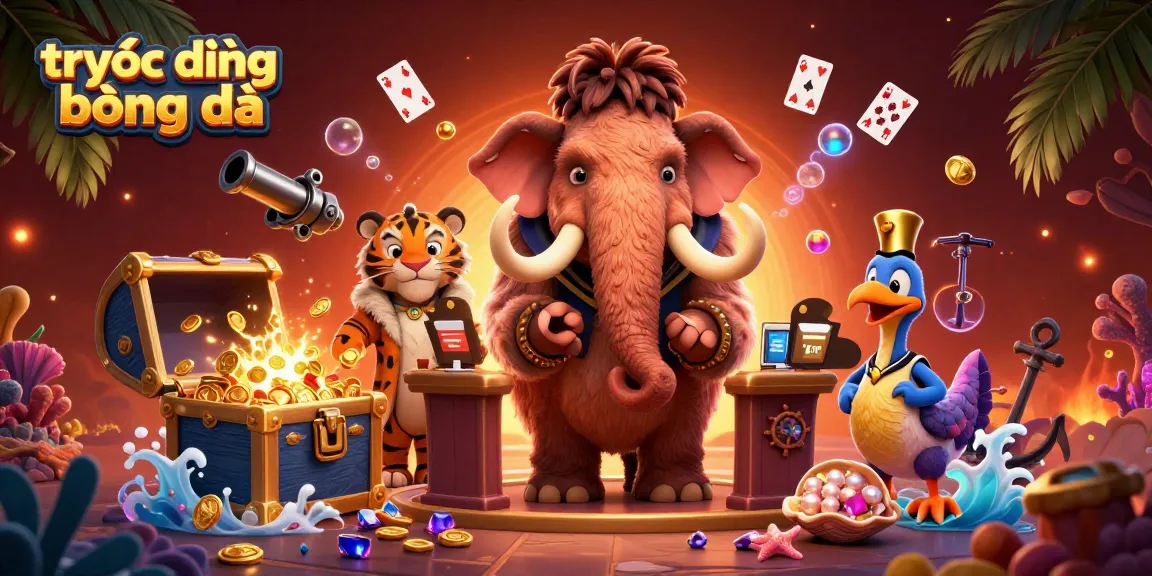 Experience exciting trực tiếp bóng đá with a 3D casino scene featuring dynamic characters and gaming elements.