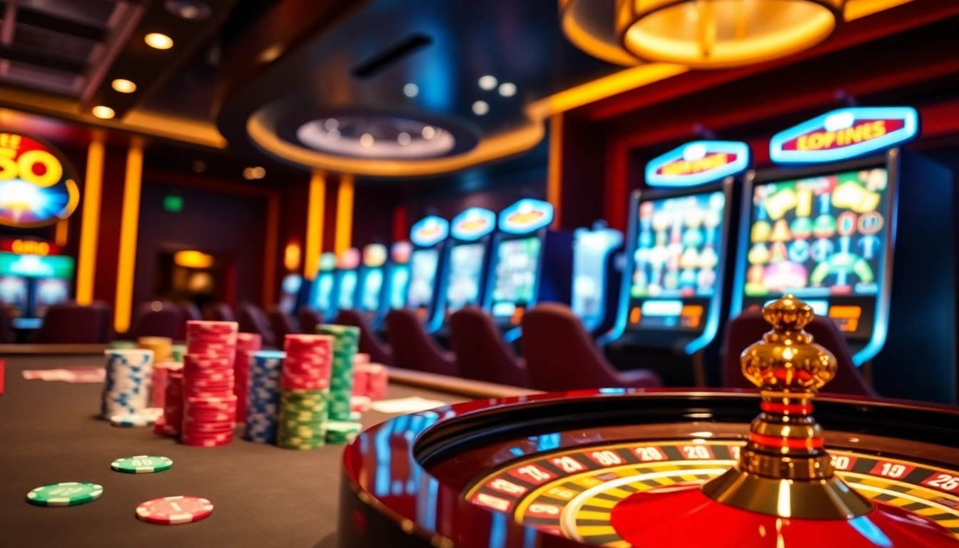 Experience thrilling poker action at SODO66 amidst a luxurious casino setting.