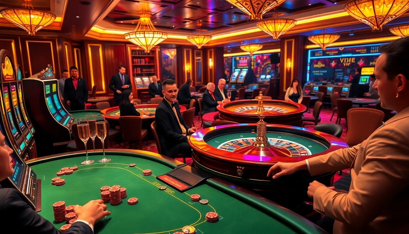 Gambling action at LC88 Vip with players strategizing around a blackjack table.