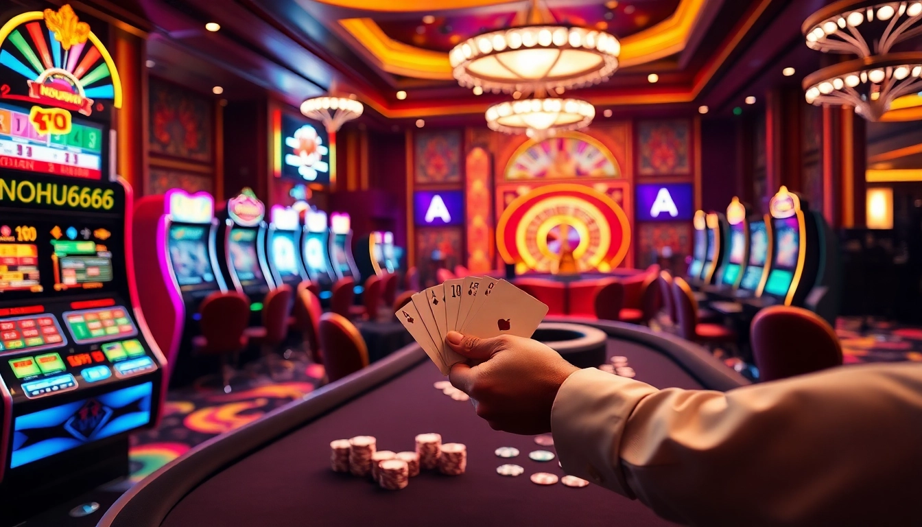 Experience the thrill of NOHU666 with vibrant slot machines and exciting betting action.