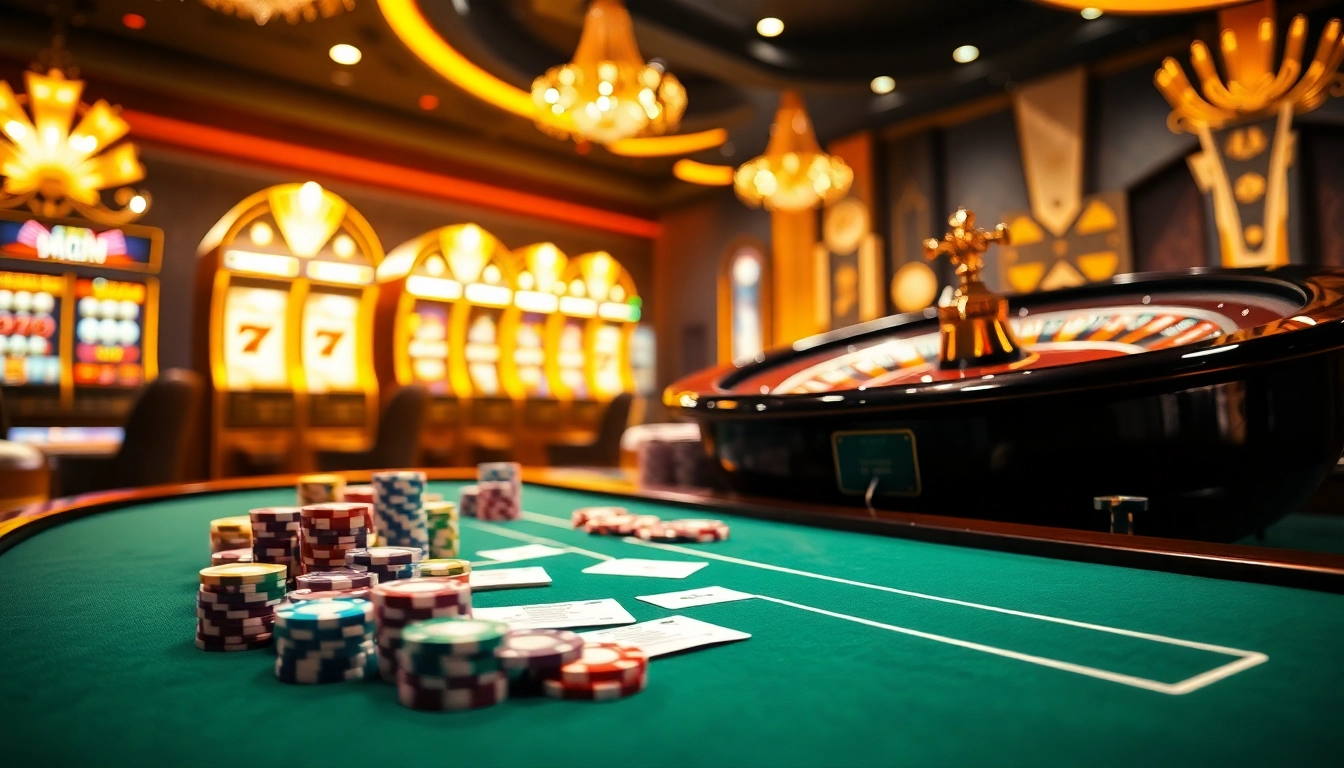 Experience the thrill of winning at xx88.uk.com with an elegant casino scene featuring poker and roulette.