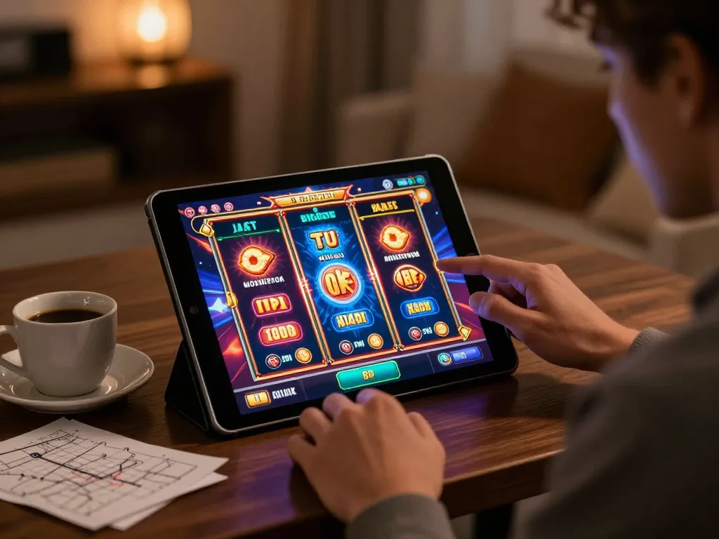 Experience thrilling gameplay on hay88x with vibrant online slots in a cozy setting.