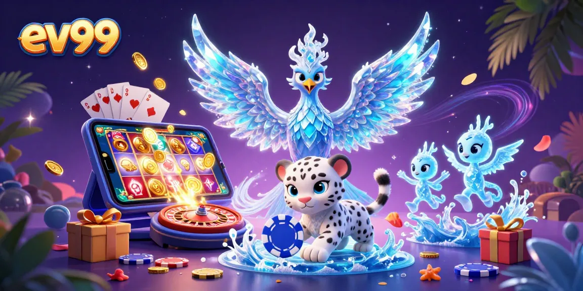 Experience the excitement of ev99 with vibrant casino action and mystical characters.