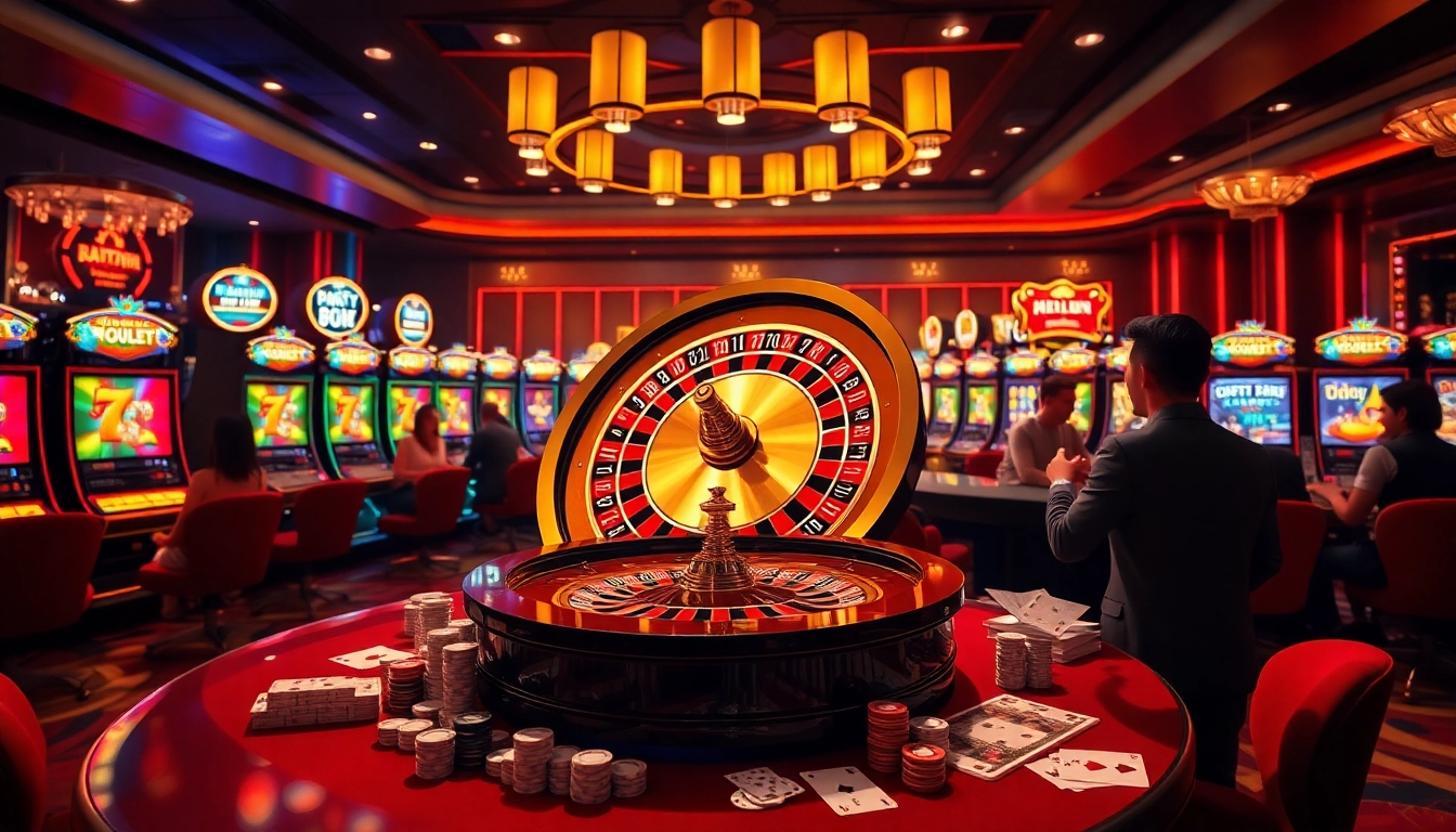 Experience online gaming thrills at trang chủ 8kbet with dynamic roulette and exciting slot machines.