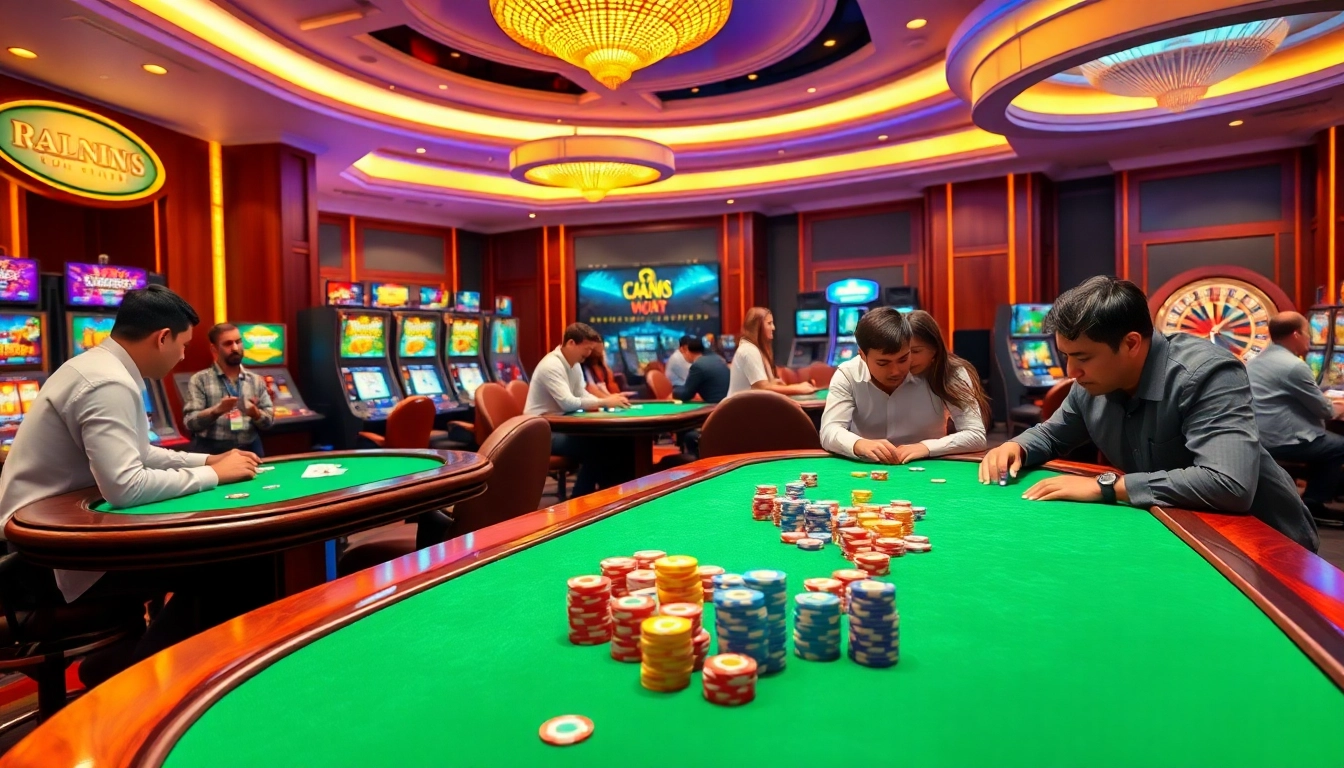 Experience the thrill of online gambling at https://lc88comm.com/ with a vibrant casino scene filled with excitement.