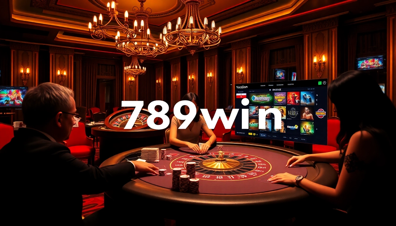 Engage in thrilling poker action at 789win's luxurious casino tables with vibrant gameplay.