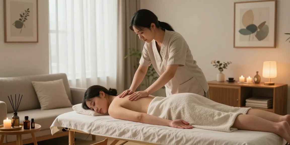 Experience soothing 광진구출장마사지 in a serene home setting with a skilled therapist and calming ambiance.