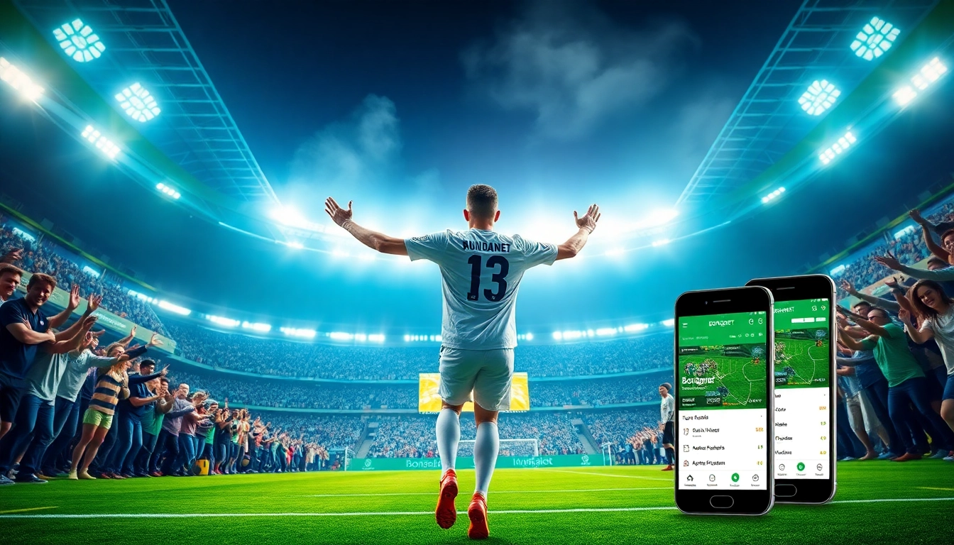 Bongdanet live football updates on a dynamic sports news platform with energetic atmosphere.