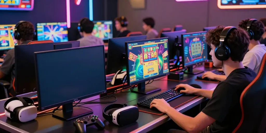 Exciting online gaming atmosphere with C168 players engaged in vibrant casino games.