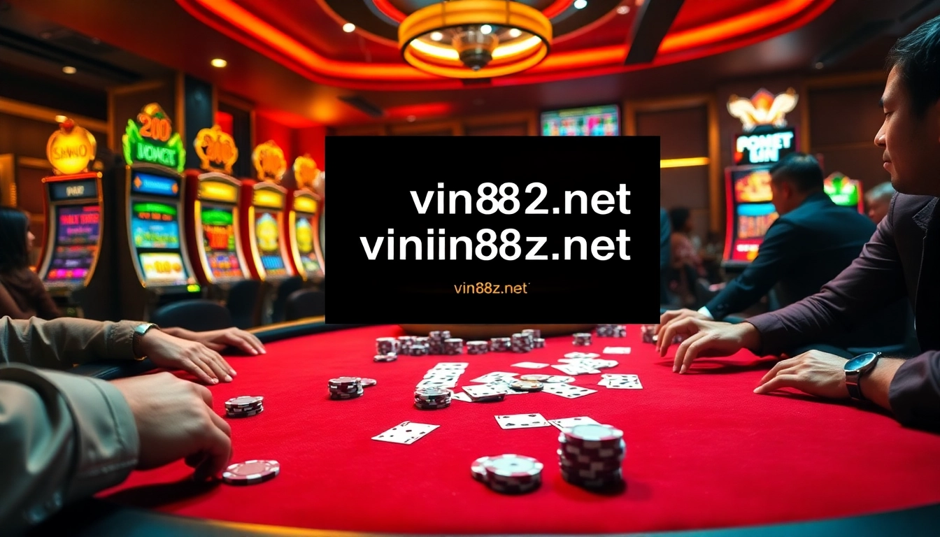 Experience exciting poker gameplay at https://vin88z.net/ with vibrant casino visuals and winning strategies.