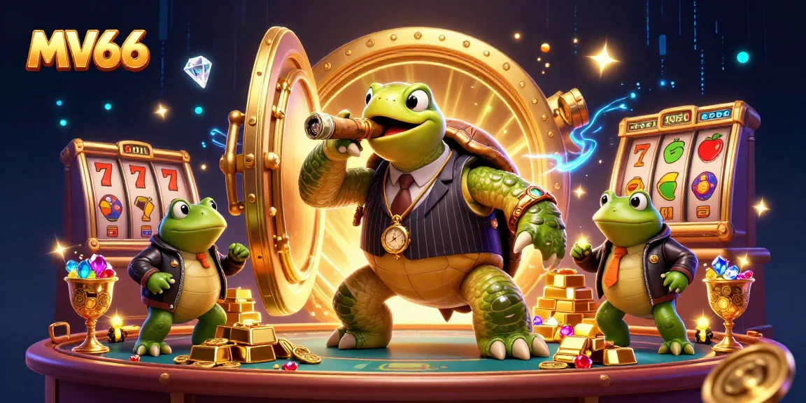 Engage in thrilling gameplay at MV66 casino with dynamic characters and rich treasure visuals.
