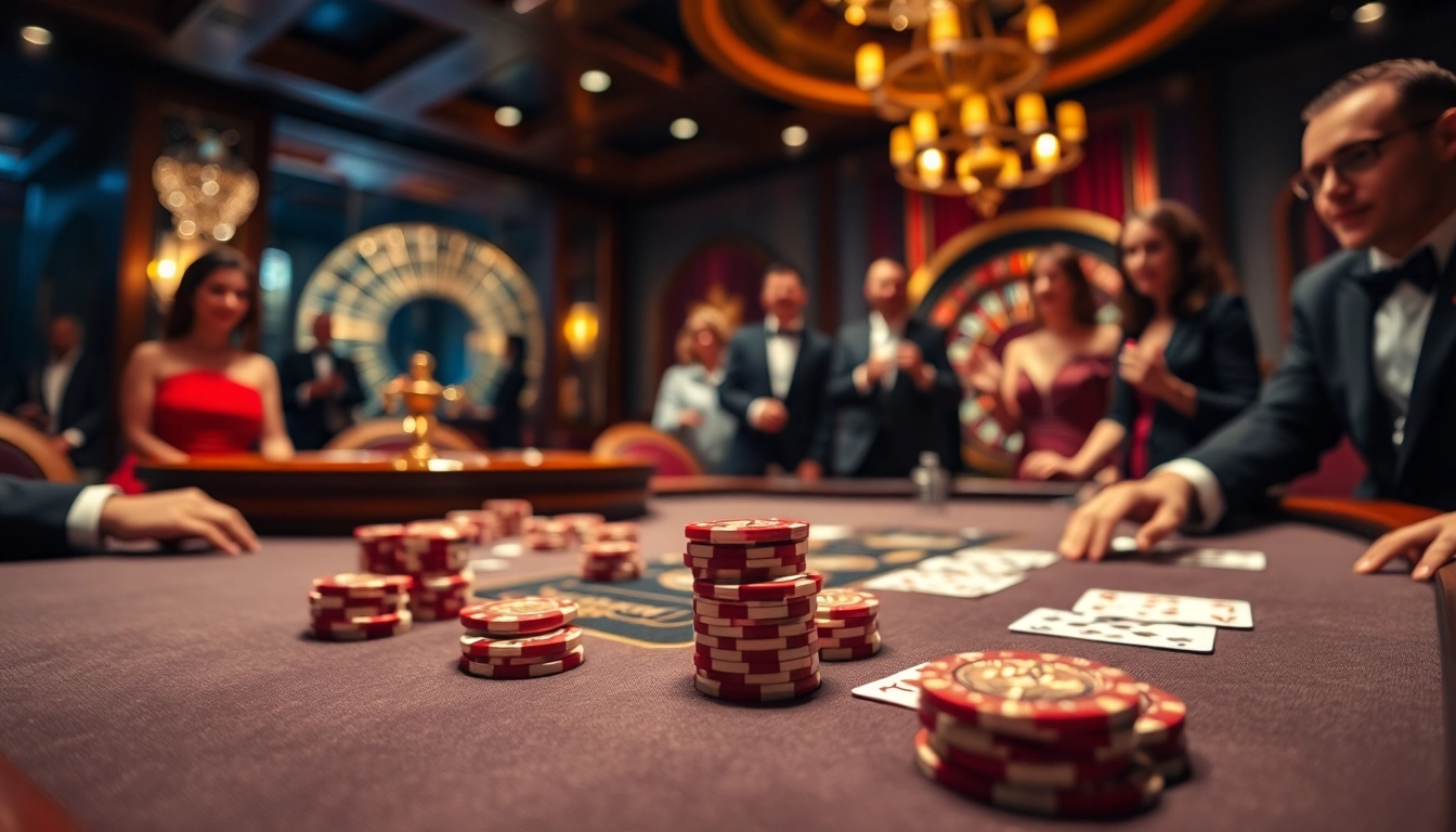 Engaging poker action at Hitclub, showcasing a luxurious casino atmosphere with vibrant gameplay elements.