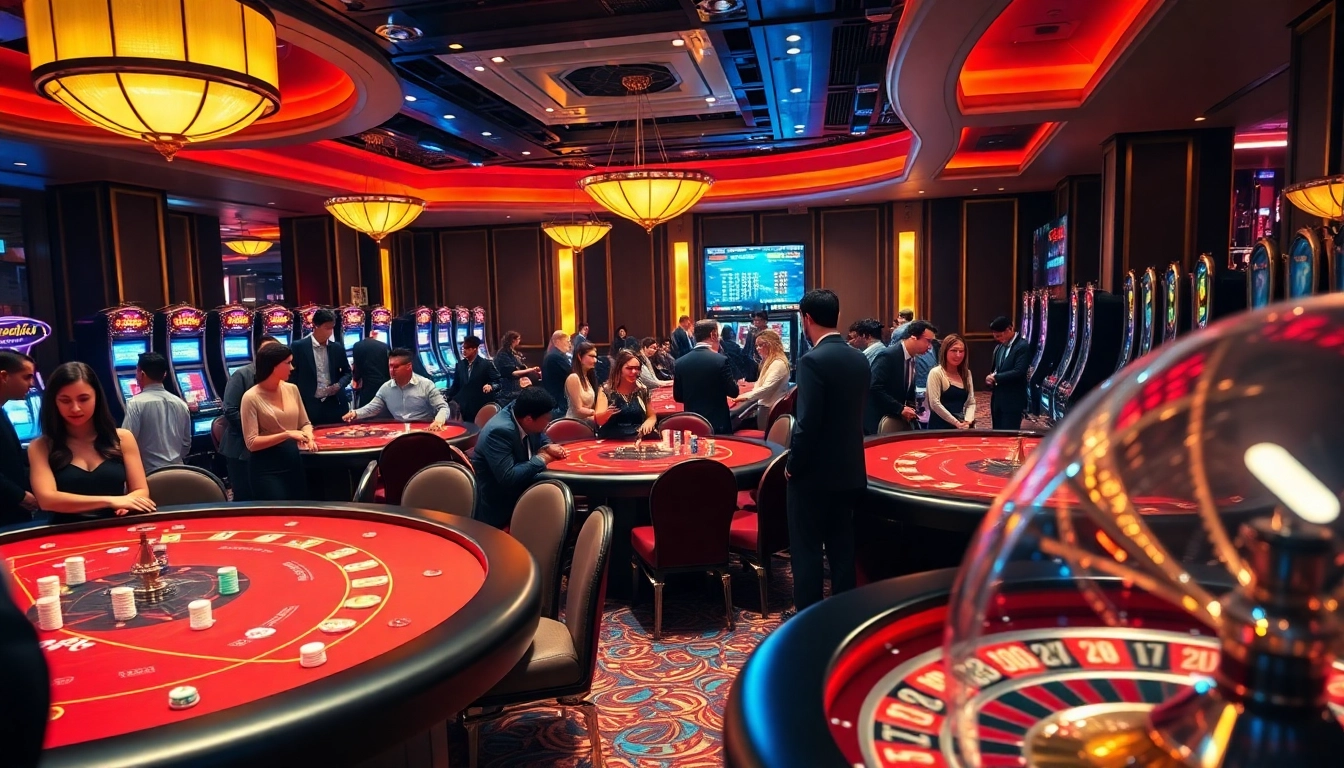 Casino 8KBET offers a thrilling experience with vibrant tables, professional dealers, and excited players.