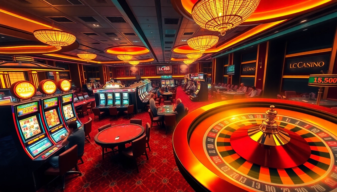 Experience thrilling gameplay at LC88 Casino with lively poker, roulette, and slot machines.